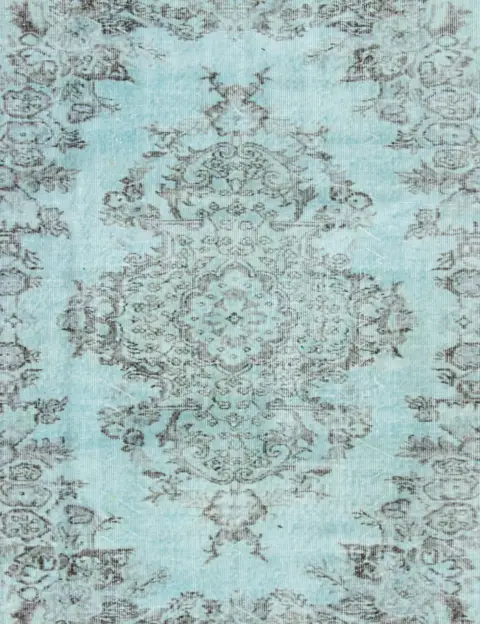 Blauw Turkije Vintage Tapijt  230 x 163 cm - view 3