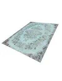 Blau Türkei Vintage Teppich 230 x 163 cm - view 1