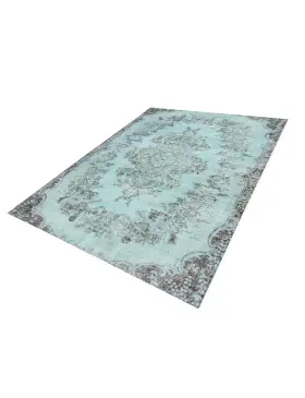 Bleu Turc Tapis vintage 230 x 163 cm - view 1