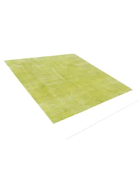 Grün Türkei Vintage Teppich 140 x 140 cm - view 2