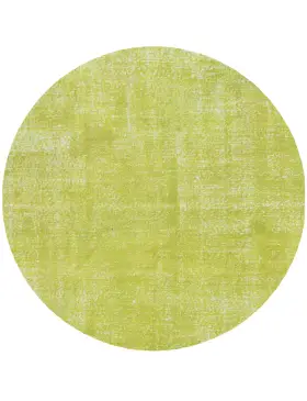 Grün Türkei Vintage Teppich 140 x 140 cm