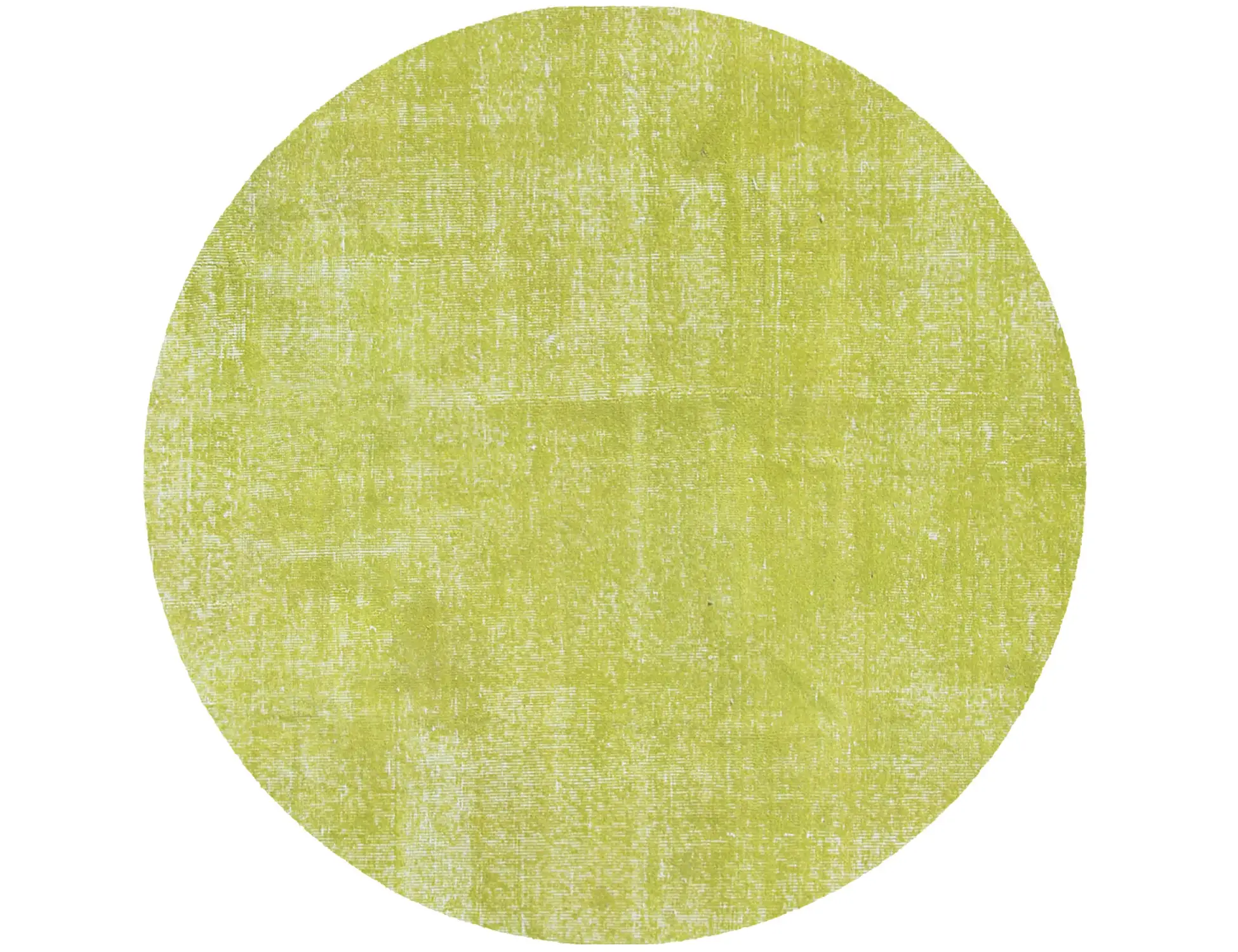 Grün Türkei Vintage Teppich 140 x 140 cm