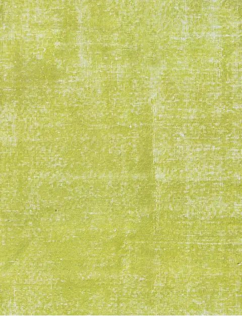 Grön Turkiet vintage matta 140 x 140 cm - view 3