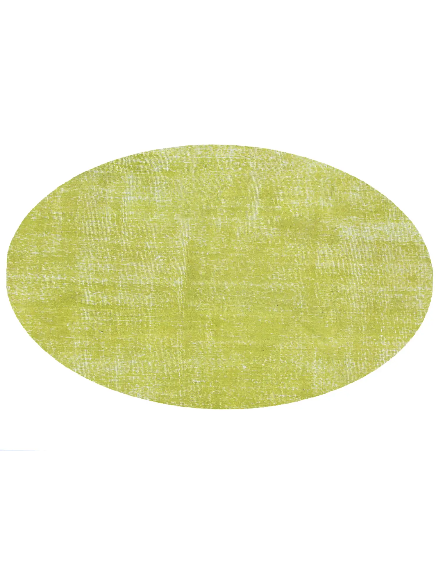 Grün Türkei Vintage Teppich 140 x 140 cm - Einzigartiger handgefertigter Teppich