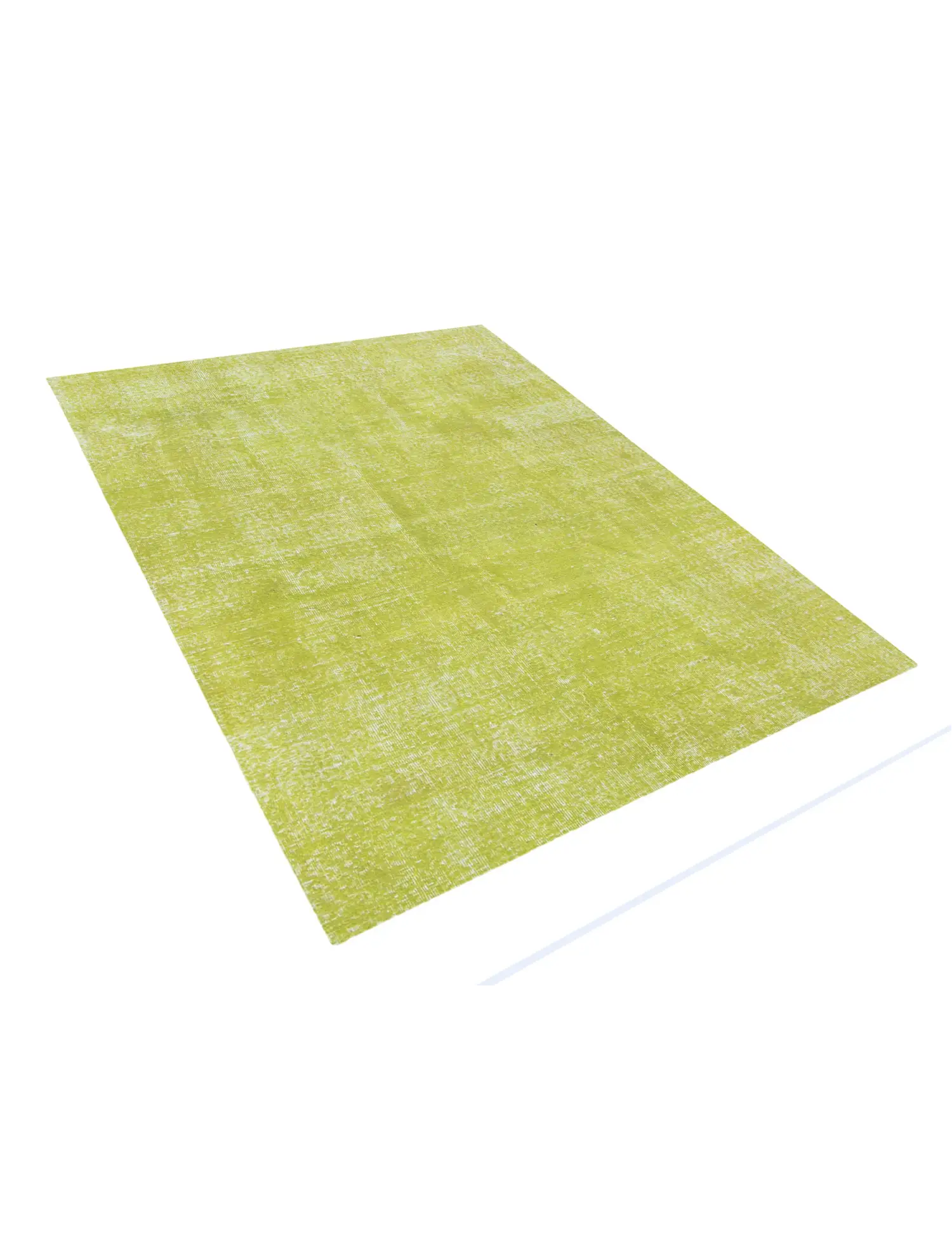 Grün Türkei Vintage Teppich 200 x 140 cm - Einzigartiger handgefertigter Teppich