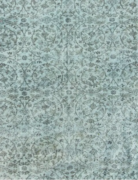 Blå Turkiet vintage matta 172 x 172 cm - view 3