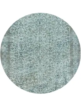 Blau Türkei Vintage Teppich 172 x 172 cm