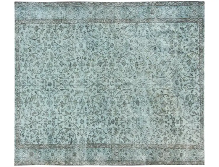 Blau Türkei Vintage Teppich 240 x 172 cm