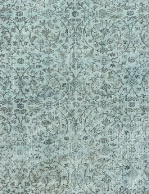 Blå Tyrkiet Vintagetæppe 240 x 172 cm - view 3
