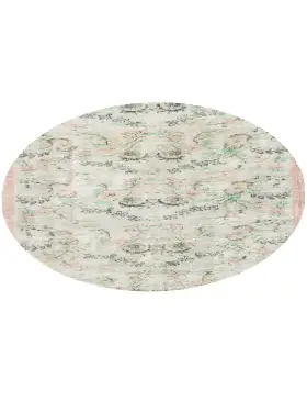 Beige Tyrkiet Vintagetæppe 178 x 178 cm - view 1