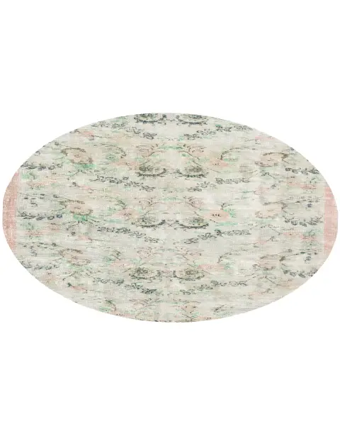 Beige Turkije Vintage Tapijt 178 x 178 cm - view 2