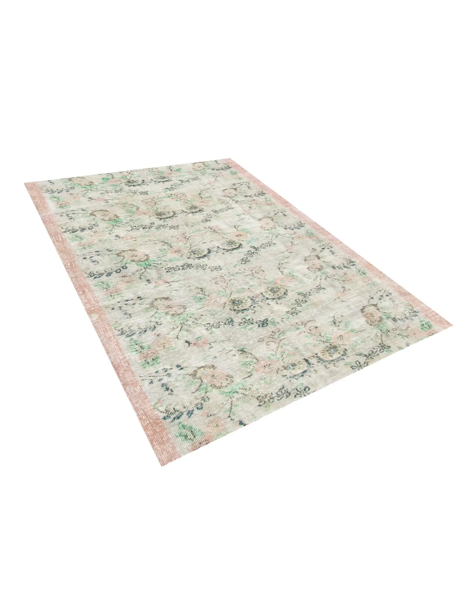  Türkei Vintage Teppich 240 x 178 cm - Einzigartiger handgefertigter Teppich