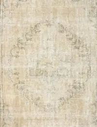Beige Türkei Persischer Vintage Teppich 162 x 162 cm - view 3
