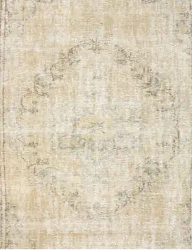 Beige Türkei Persischer Vintage Teppich 162 x 162 cm - view 3
