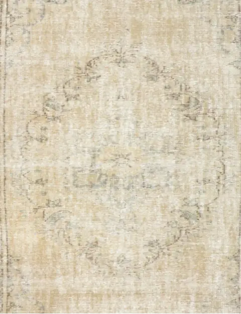 Beige Turkiet Persisk vintage matta 162 x 162 cm - view 3