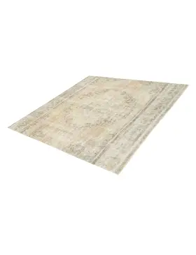 Beige Türkei Persischer Vintage Teppich 162 x 162 cm - view 1