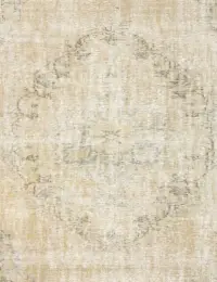 Beige Türkei Persischer Vintage Teppich 162 x 162 cm - view 3