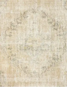 Beige Türkei Persischer Vintage Teppich 162 x 162 cm - view 3