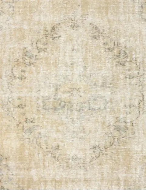 Beige Türkei Persischer Vintage Teppich 162 x 162 cm - view 3