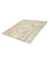 Beige Türkei Persischer Vintage Teppich 162 x 162 cm - view 1