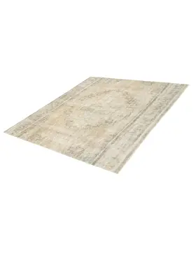 Beige Türkei Persischer Vintage Teppich 162 x 162 cm - view 1