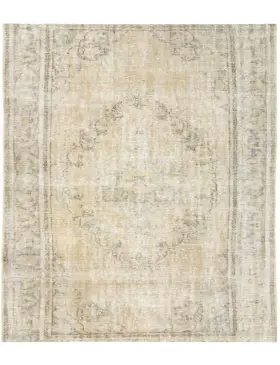Beige Türkei Persischer Vintage Teppich 240 x 162 cm