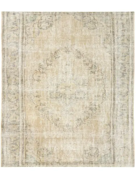 Beige Turkije Perzisch Vintage Tapijt 240 x 162 cm
