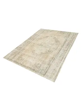 Beige Türkei Persischer Vintage Teppich 240 x 162 cm - view 1