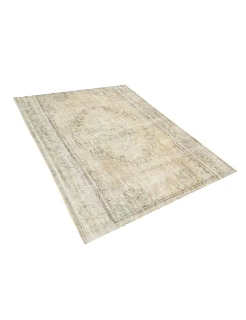 Beige Turkije Perzisch Vintage Tapijt 240 x 162 cm - view 2