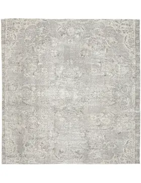 Grau Türkei Persischer Vintage Teppich 205 x 205 cm