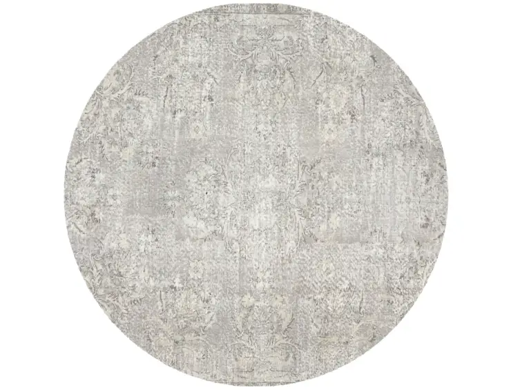 Grau Türkei Persischer Vintage Teppich 205 x 205 cm