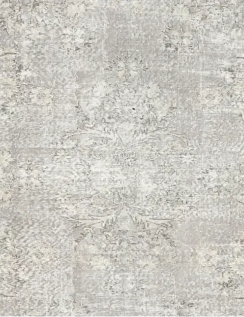 Grau Türkei Persischer Vintage Teppich 205 x 205 cm - view 3