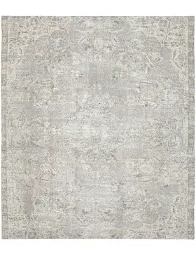 Grau Türkei Persischer Vintage Teppich 250 x 205 cm