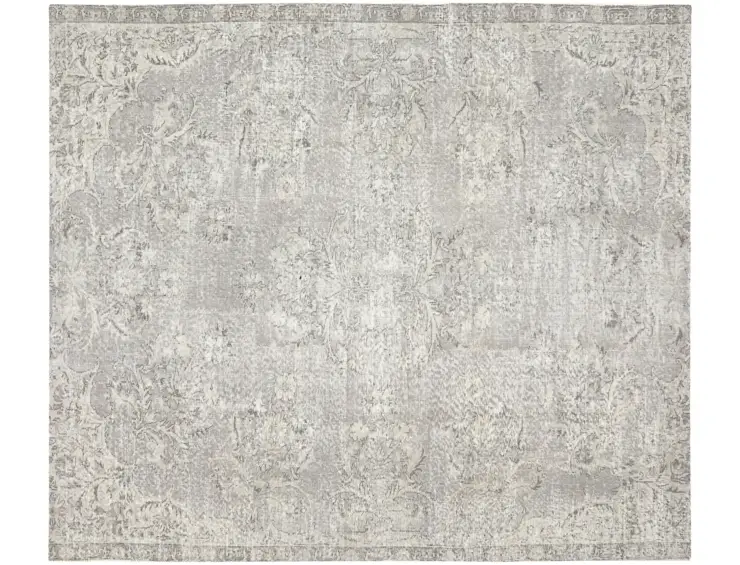 Grau Türkei Persischer Vintage Teppich 250 x 205 cm