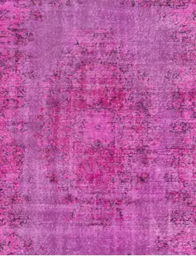 Lila Türkei Vintage Teppich 192 x 192 cm - view 3