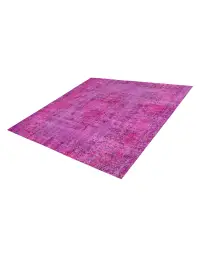 Lila Türkei Vintage Teppich 192 x 192 cm - view 1