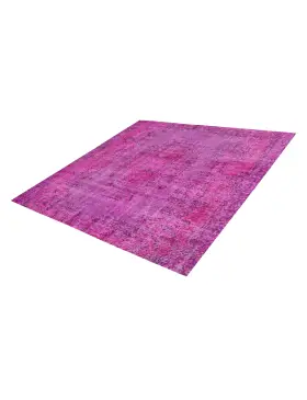 Lila Türkei Vintage Teppich 192 x 192 cm - view 1