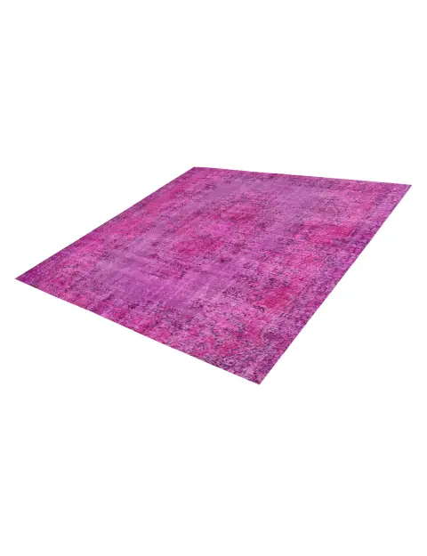 Purper Turkije Vintage Tapijt  192 x 192 cm - view 1