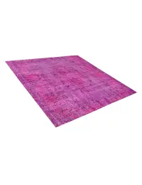Lila Türkei Vintage Teppich 192 x 192 cm - view 2