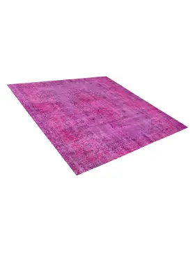 Lila Türkei Vintage Teppich 192 x 192 cm - view 2