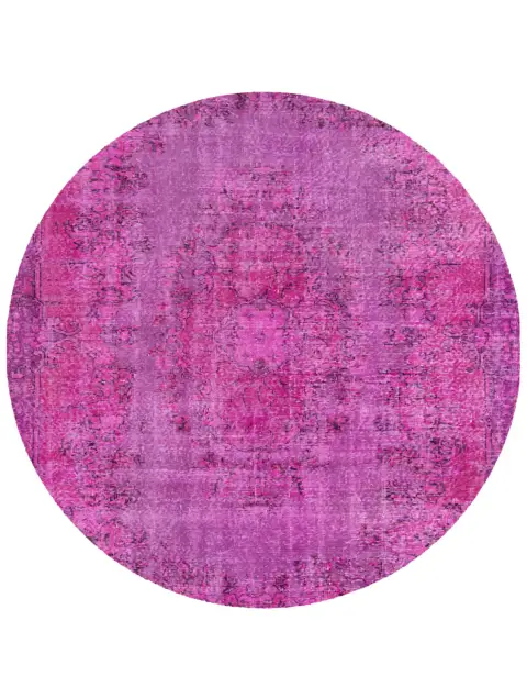Purper Turkije Vintage Tapijt  192 x 192 cm