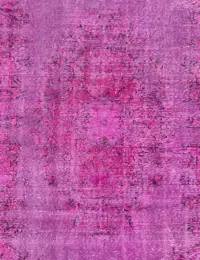 Lila Türkei Vintage Teppich 192 x 192 cm - view 3