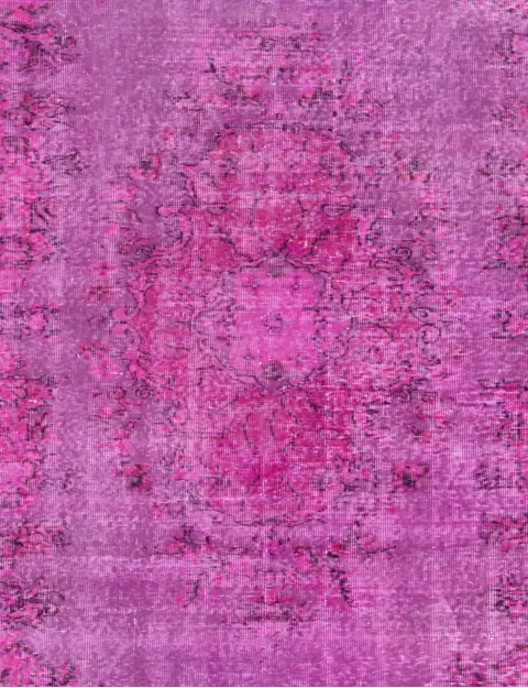 Purper Turkije Vintage Tapijt  192 x 192 cm - view 3