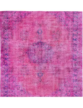 Pink Turkey Vintage Carpet 180 x 180 cm