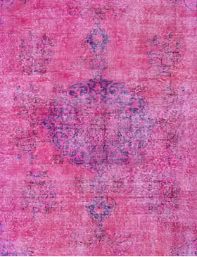 Pink Turkey Vintage Carpet 180 x 180 cm - view 3