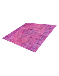 Rosa Türkei Vintage Teppich 180 x 180 cm - view 1