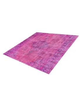 Pink Turkey Vintage Carpet 180 x 180 cm - view 1