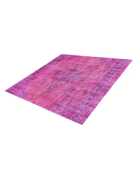 Roze Turkije Vintage Tapijt 180 x 180 cm - view 1