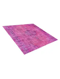 Rosa Türkei Vintage Teppich 180 x 180 cm - view 2