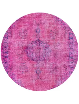 Rosa Türkei Vintage Teppich 180 x 180 cm